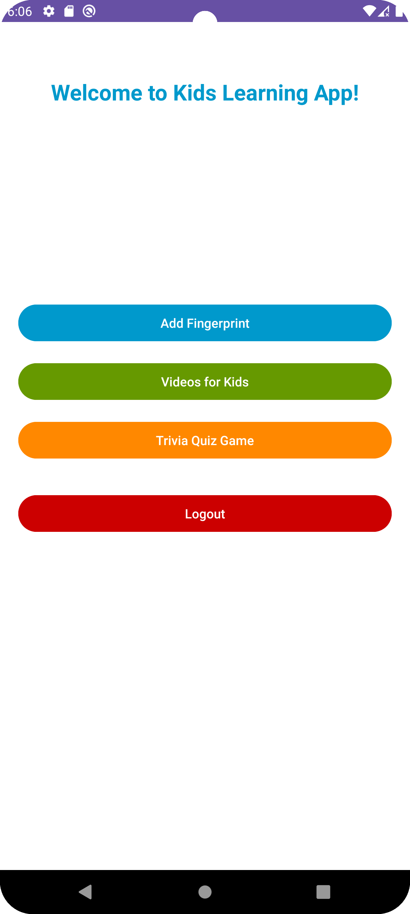 Kids Learning App